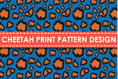 Cheetah print pattern design