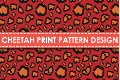 Cheetah print pattern design