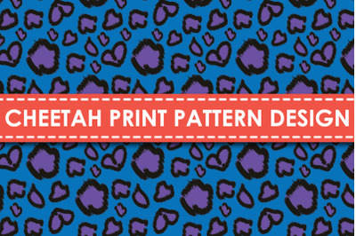 Cheetah print pattern design