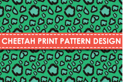 Cheetah print pattern design