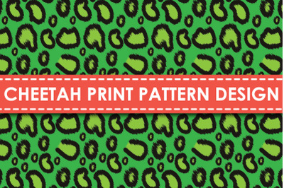 Cheetah print pattern design