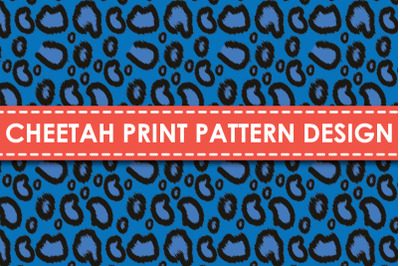 Cheetah print pattern design