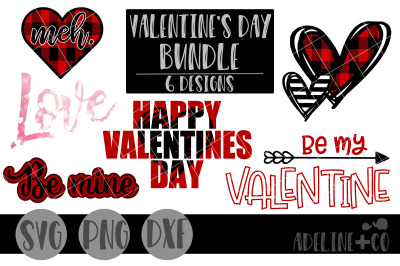 Valentine&#039;s Day Bundle, SVG, PNG, DXF,