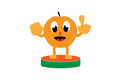 orange fruit character