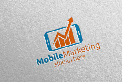 Mobile Marketing Financial Advisor Logo Design Template 11