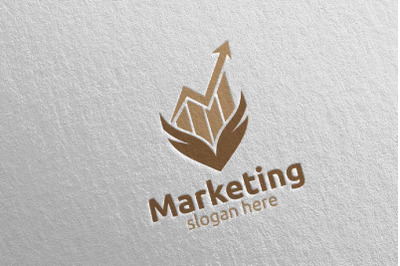 Marketing Financial Advisor Logo Design Template 12