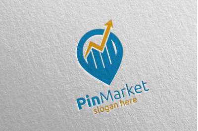Pin Marketing Financial Advisor Logo Design Template 13