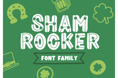 Shamrocker | A St. Patricks Day Font Family
