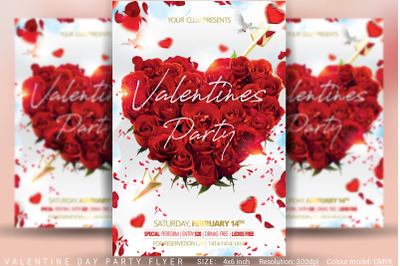 Valentine Day Party Flyer