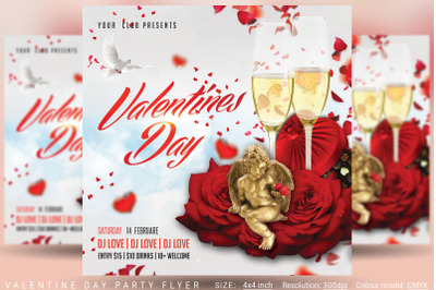 Valentine Day Party Flyer