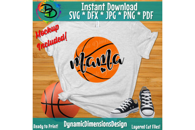 Basketball Mom SVG Shirt Design, Basketball Mom, Basketball png,  Bask