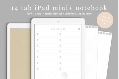 Goodnotes Notebook iPad mini optimized.