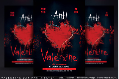 Anti Valentine Day Flyer