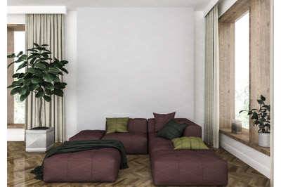 Interior scene - artwork background - interior mockup