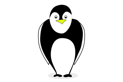 Cute penguin vector