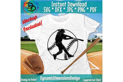 Baseball Player svg, Baseball svg, Tournament Ball Bat League Equipmen