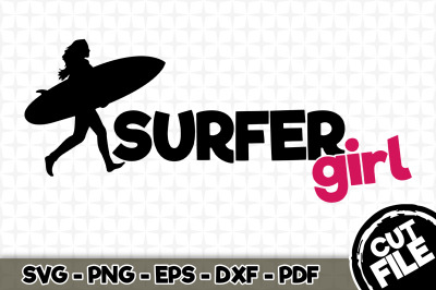 Surfer Girl SVG 018