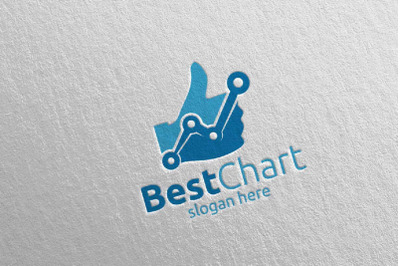 Best Chart Marketing Financial Advisor Logo Design 17