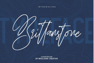 Brittanstone - Signature Font Sans Serif