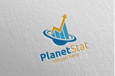Planet Marketing Financial Advisor Logo Design 25