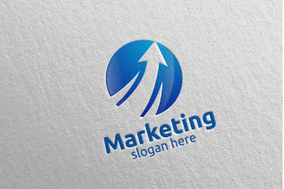 Marketing Financial Advisor Logo Design 27
