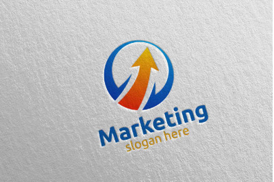 Marketing Financial Advisor Logo Design 28