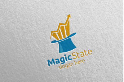 Magic Marketing Financial Advisor Logo Design 32
