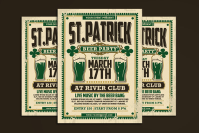 St Patricks Day Beer Party