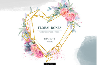 Floral boxes collection. Frame #2