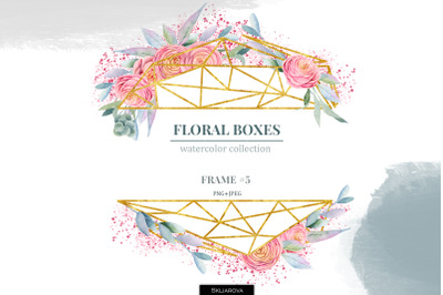 Floral boxes collection. Frame #5