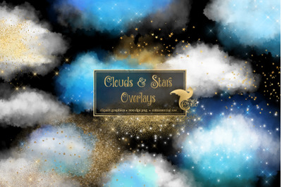 Clouds and Stars Overlays