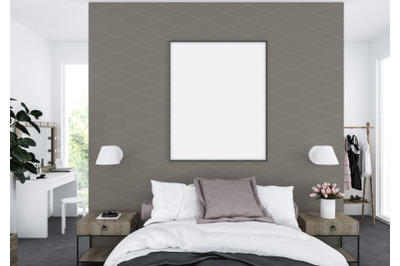 Interior scene - artwork background - frame mockup