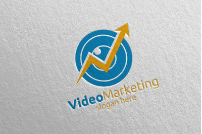 Video Marketing Financial Advisor Logo Design 41