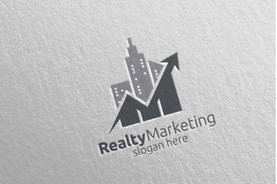 Realty Marketing Financial Advisor Logo Design 43