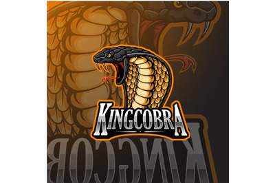 King cobra mascot logo design