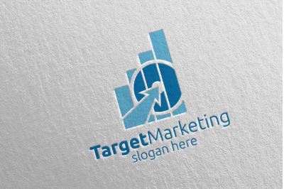 Target Marketing Financial Advisor Logo Design 47