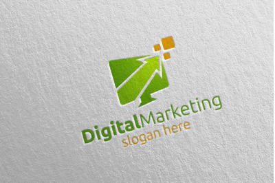 Digital Marketing Financial Advisor Logo Design 54