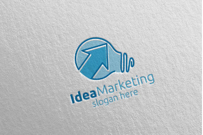 Idea Marketing Financial Advisor Logo Design 55