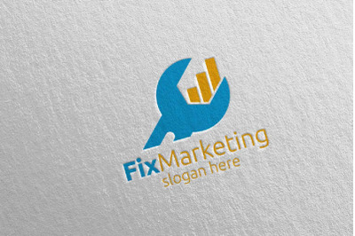 Fix Marketing Financial Advisor Logo Design 57