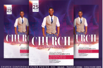 Church Conference Flyer Poster