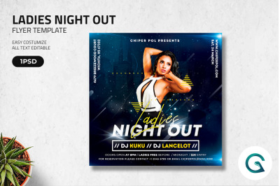 Ladies Night Out Flyer Template