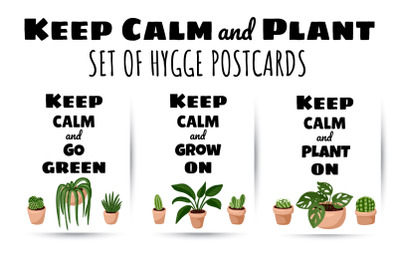 Keep Calm and Plant Postcards