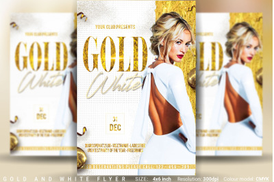 Gold And White Flyer