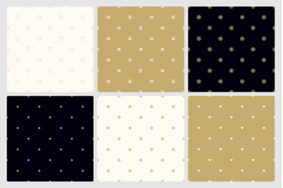 Vector seamless minimal patterns