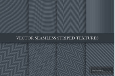 Elegant seamless striped patterns