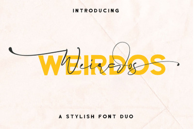 Weirdos Font Duo