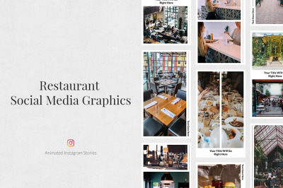 Restaurant Animated  Instagram Stories