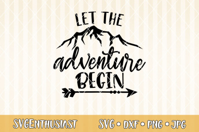 Let the adventure begin SVG cut file