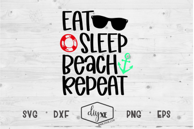 Eat Sleep Beach Repeat