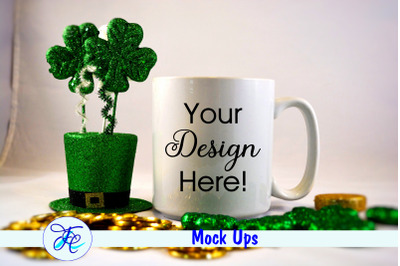 St Patricks Day Mock Up Cup